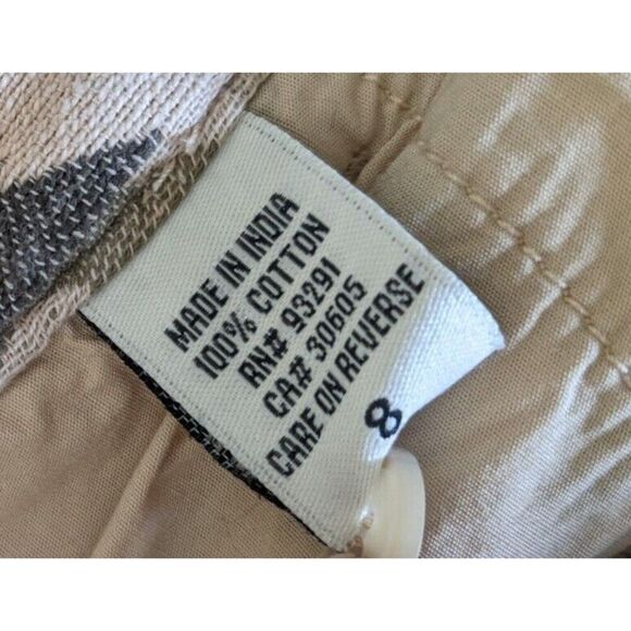 Dylan By True Grit Aztec Western 100% Cotton Knit Mid Rise Shorts 8 - Picture 9 of 10